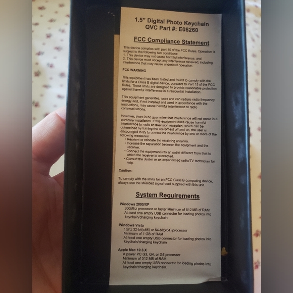 Tao Pink 1.5 Digital Photo Keychain Clip- holds 100 Pictures! - Picture 9 of 9